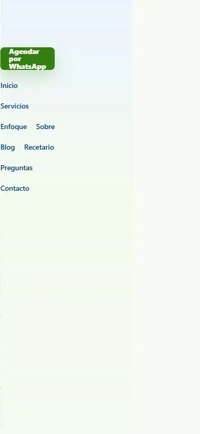 Página principal de Sunutricion en dispositivo móvil